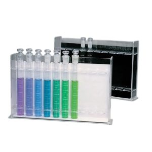 壓克力比色管架 H系列 可換黑/白底 | KF 日本進口