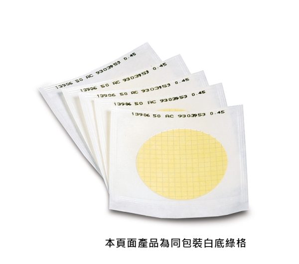硝酸纖維(CN)濾膜,#139,0.45µm,白底綠格,47 mm,已滅菌 |  SARTORIUS：圖片 2
