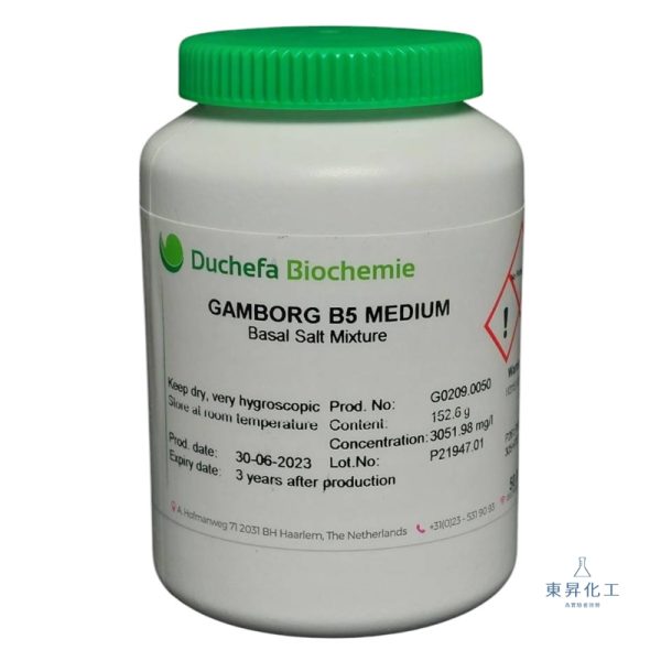 Gamborg B5 medium,G0209 | Duchefa Biochemie