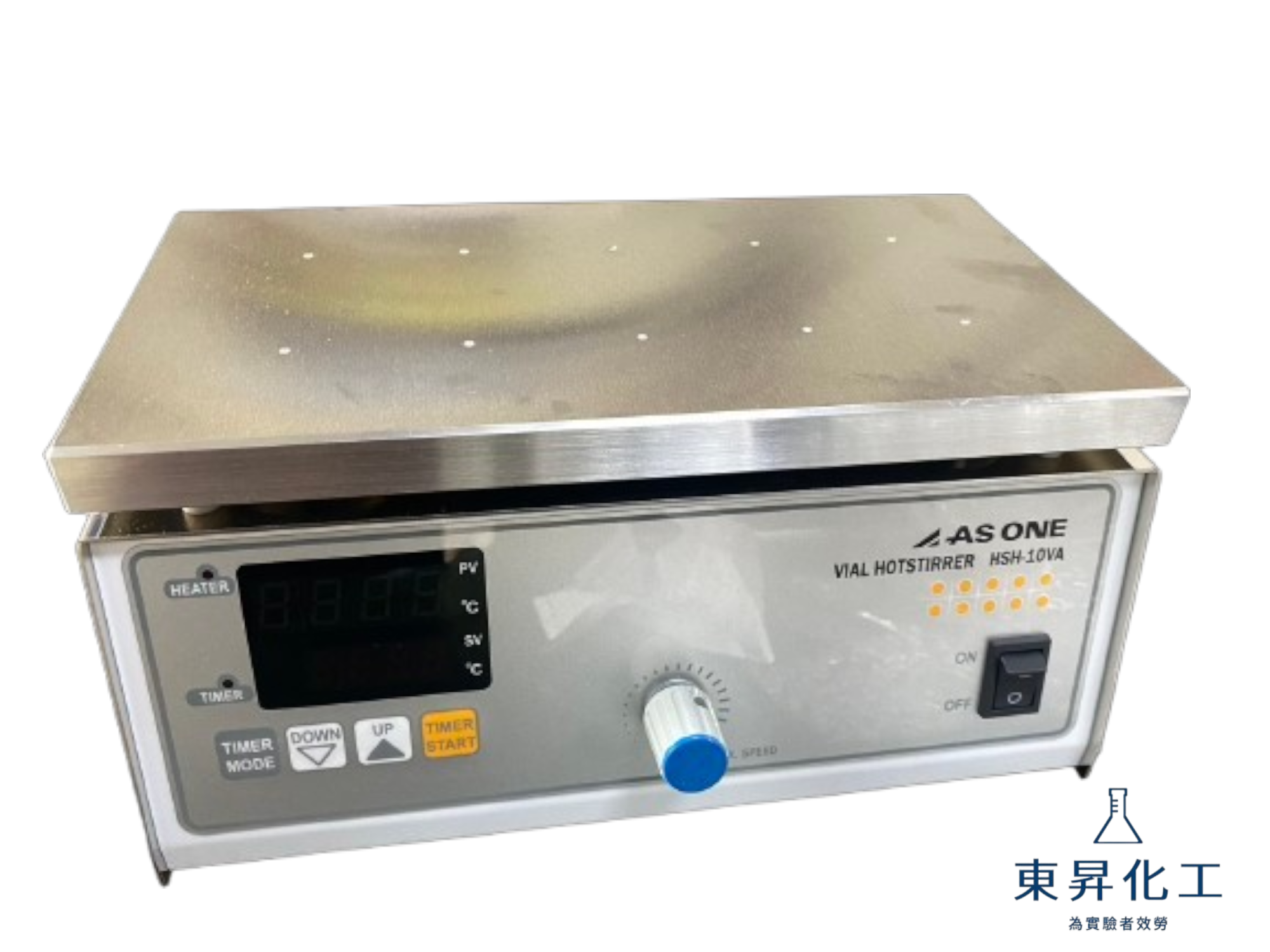 磁石加熱攪拌器 10孔 HSH-10VA 120℃ 1000rpm| 日本進口:圖片 2