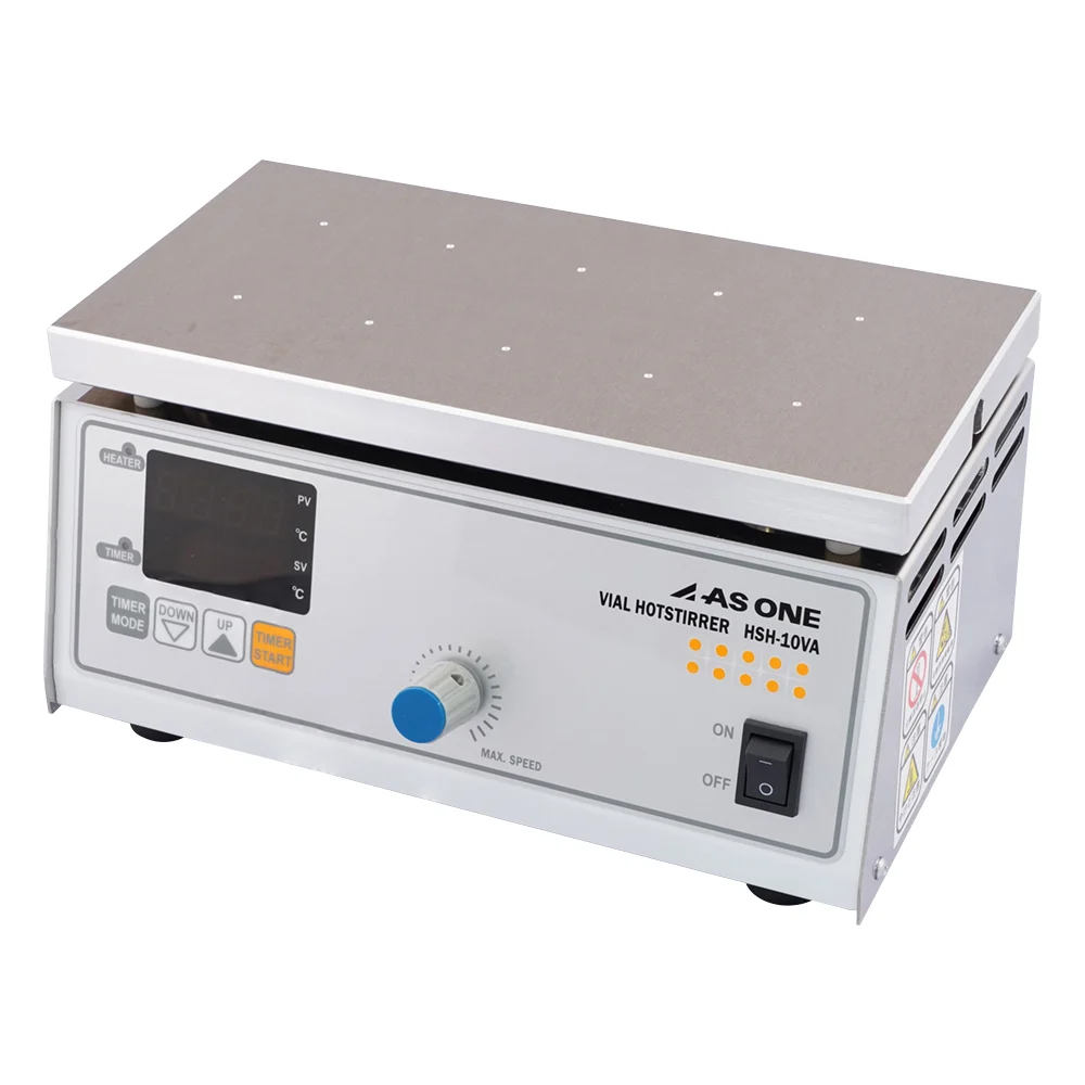 磁石加熱攪拌器 10孔 HSH-10VA 120℃ 1000rpm| 日本進口