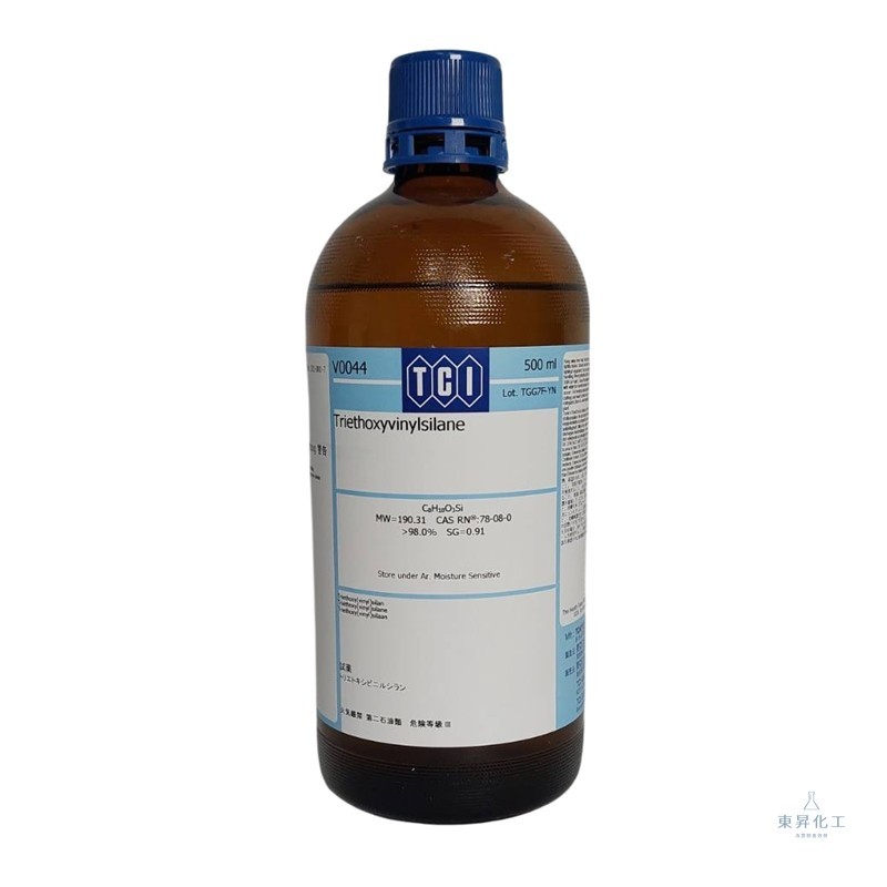 Triethoxyvinylsilane CAS RN: 78-08-0 V0044 三乙氧基乙烯基矽烷 | TCI